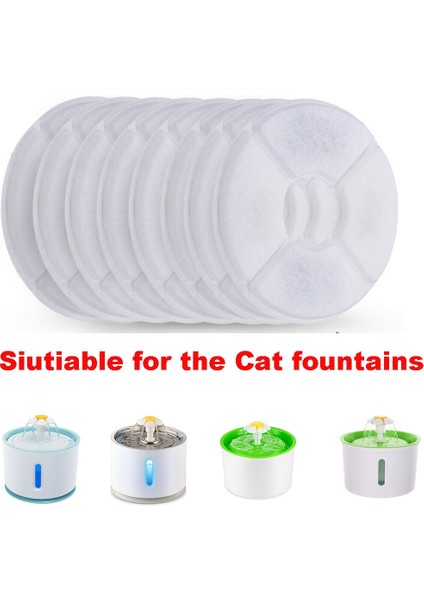 12 Paket Filtreler Değiştirilmiş Aktif Karbon Pamuk Filtreler Kedi Pet Köpek Su Çeşmesi Içme Sebili Yedek (Yurt Dışından) indirimleri