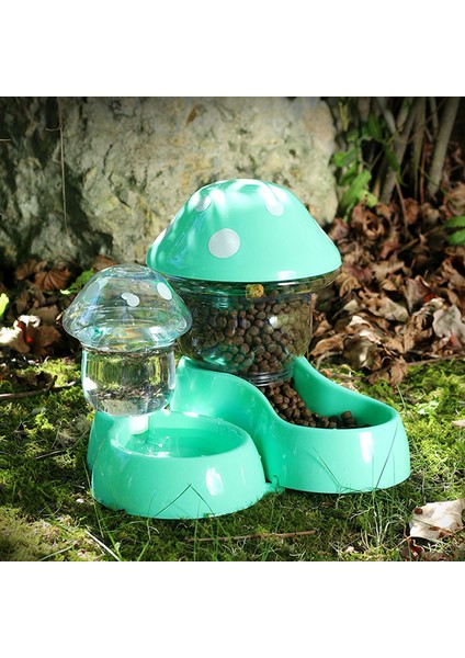 Sıcak Su-Yeşil 2'si 1 Arada Pet Köpek Kedi Kasesi Otomatik Besleyici 1.8l Pet Mama Kasesi Içme Suyu Şişesi Yavru Köpek Kaseleri Köpekler Için Besleme Kasesi (Yurt Dışından)