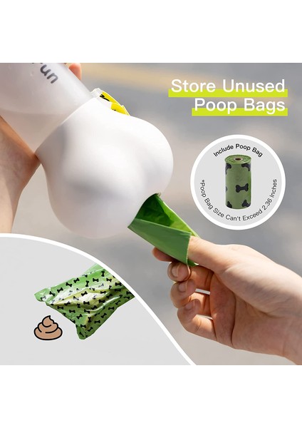 QCB14 Mewoofun Kedi Köpek Su Şişesi Besleyici Kase 2 In 1 Sızdırmaz Taşınabilir Moda Pet Içme Aracı Dış Mekan Seyahat ile Kaka Çantası (Yurt Dışından) modelleri