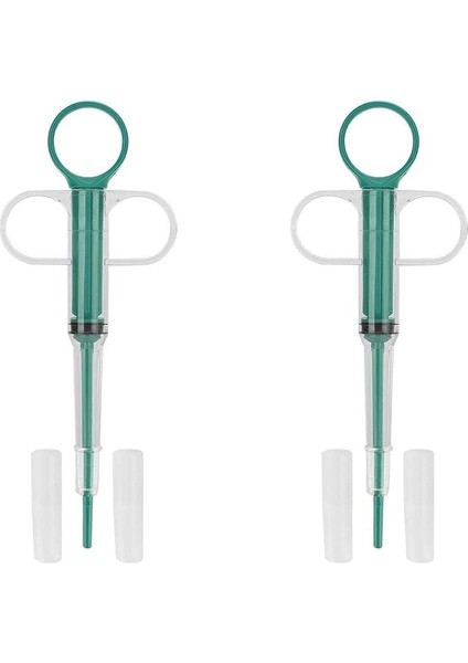 2pcs Mavi Kırmızı Pet Kedi Hap Atıcı Hap Dağıtıcı Köpek Piller Pet Tablet Şırınga Itici Küçük Hayvanlar Besleme Için Yumuşak Uçlu Pet Ilaç Besleyici (Yurt Dışından)
