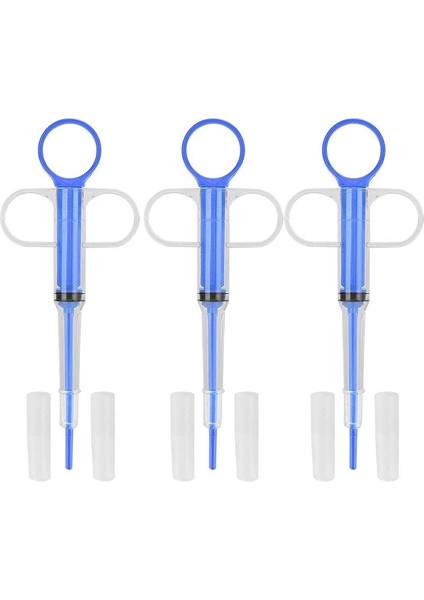 2pcs Mavi Kırmızı Pet Kedi Hap Atıcı Hap Dağıtıcı Köpek Piller Pet Tablet Şırınga Itici Küçük Hayvanlar Besleme Için Yumuşak Uçlu Pet Ilaç Besleyici (Yurt Dışından)