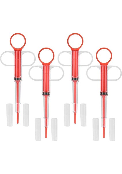 2pcs Mavi Kırmızı Pet Kedi Hap Atıcı Hap Dağıtıcı Köpek Piller Pet Tablet Şırınga Itici Küçük Hayvanlar Besleme Için Yumuşak Uçlu Pet Ilaç Besleyici (Yurt Dışından)