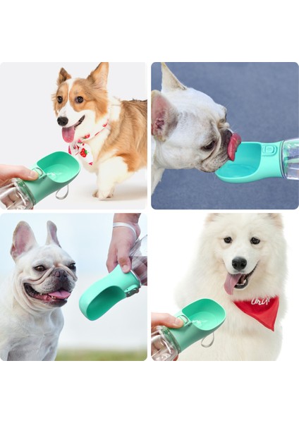350 ml Siyah Taşınabilir Köpek Su Şişesi Küçük Büyük Köpekler Için Kase Açık Yürüyüş Köpek Pet Seyahat Su Şişesi Kedi Suluk Pet Malzemeleri (Yurt Dışından)