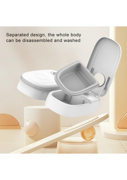 P2 Otomatik Evcil Hayvan Besleyici Akıllı Kedi Maması Dağıtıcı Islak ve Kuru Gıda Dağıtıcı Zamanlayıcı Kase Otomatik Besleyici Kedi 2 Öğünler (Yurt Dışından) fırsatları