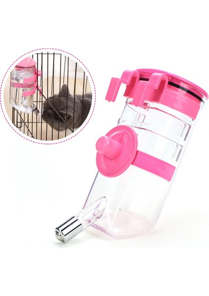 02 500ML 350ML/500ML Plastik Evcil Hayvanlar Hamster Tiryakisi Yavru Köpekler Domuz Besleyici Asılı Dağıtıcı Top Tipi Asılı Içme Suyu Şişesi Dağıtıcı (Yurt Dışından)