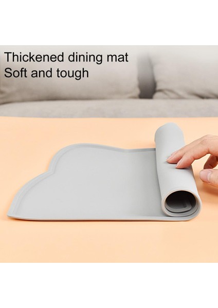 Gri Evcil Hayvan Besleme Köpek Kedi Kase Mama Mat Silikon Yapışmaz Su Geçirmez Evcil Hayvan Maması Besleme Pedi Köpek Besleyici Tepsi Su Yastığı Placemat (Yurt Dışından) indirimleri