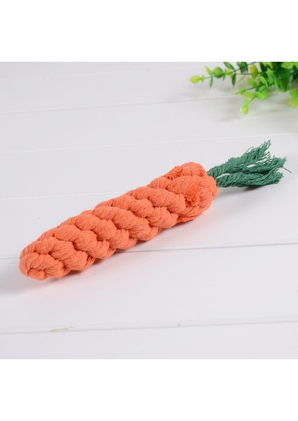 Havuç 20CM Resim Olarak Köpek Oyuncakları Pamuk Halat Köpek Çiğneme Oyuncakları Büyük Küçük Köpekler Için Hayvan Dayanıklı Örgülü Köpek Molar Temizleme Dişleri Köpek Malzemeleri (Yurt Dışından)