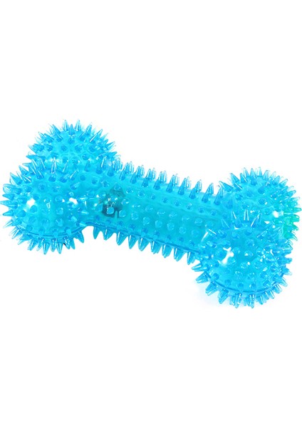 Mavi 6.5cm Pet Köpek Oyuncakları Isırmaya Dayanıklı Cızırtılı Ses Oyuncak Dikenli Dikenli Diş Temizleme Tpr Molar Çiğneme Oyuncakları Köpekler Için Interaktif Eğitim (Yurt Dışından)