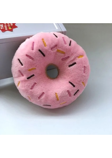 Pembe Yumuşak Köpek Donuts Peluş Evcil Hayvan Oyuncakları Köpekler Için Çiğnemek Sevimli Köpek Squeaker Ses Oyuncaklar Komik Köpek Yavrusu Küçük Orta Interaktif (Yurt Dışından)