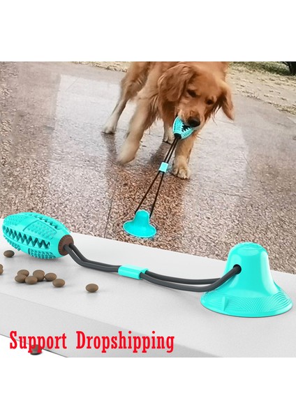 C Yeni Stil Köpek Oyuncakları Silikon Vantuz Römorkör Köpek Oyuncak Pet Köpekler Itme Topu Oyuncak Pet Diş Temizleme Köpek Diş Fırçası Yavru Büyük Köpek Isırma Oyuncak (Yurt Dışından)