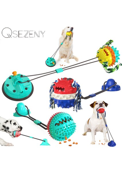 C Yeni Stil Köpek Oyuncakları Silikon Vantuz Römorkör Köpek Oyuncak Pet Köpekler Itme Topu Oyuncak Pet Diş Temizleme Köpek Diş Fırçası Yavru Büyük Köpek Isırma Oyuncak (Yurt Dışından)
