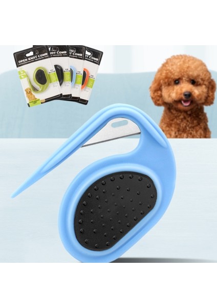 Mavi Yeni Köpek Tarak Pet Saç Çıkarıcı Fırça Açık Düğüm Tarak Rahat Dayanıklı Kedi Saç Fırçası Köpekler Için Evcil Hayvan Aksesuarları Kediler Fırça (Yurt Dışından) fiyatları