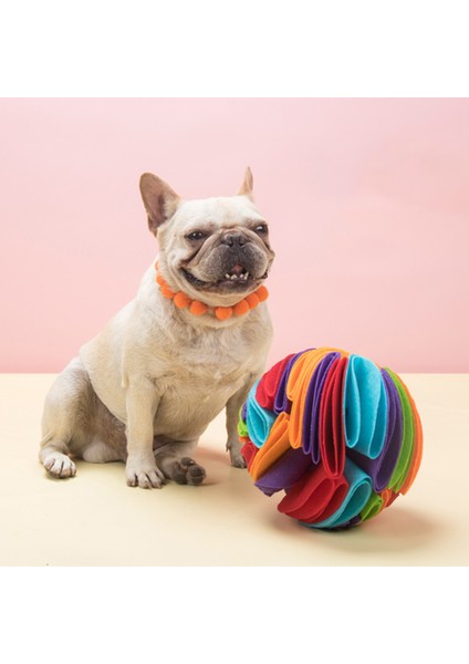 Turuncu Sarı Yeşil L Nonor Köpek Koklama Topu Pet Bulmaca Oyuncak Renkli Katlanabilir Burun Koklama Oyuncak Iq Artışı Eğitim Gıda Yavaş Besleme (Yurt Dışından) fırsatları