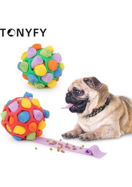 Bir Köpek Koklama Topu Oyuncak Pet Tibet Gıda Yavaş Besleme Lastik Top Iq Kaçakını Artırmak Gıda Besleyici Köpek Eğitim Oyunları Koklama Topu (Yurt Dışından) fiyatları
