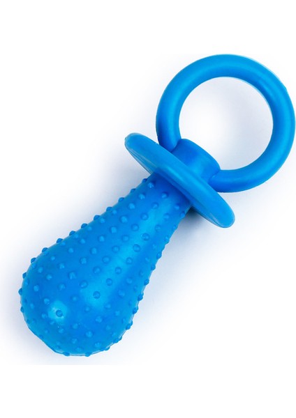 Mavi 9.5x4 cm Pet Kauçuk Emzik Köpek Oyuncak Interaktif Kauçuk Emzik Pet Köpek Kedi Yavrusu Esneklik Diş Köpek Çiğneme Oyuncakları Diş Temizleme Oyuncak (Yurt Dışından)