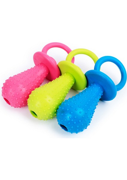 Mavi 9.5x4 cm Pet Kauçuk Emzik Köpek Oyuncak Interaktif Kauçuk Emzik Pet Köpek Kedi Yavrusu Esneklik Diş Köpek Çiğneme Oyuncakları Diş Temizleme Oyuncak (Yurt Dışından)