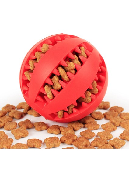 Uzunluk 11 cm Donanma Isırmaya Dayanıklı Pet Çiğneme Topu Oyuncak Küçük Büyük Köpekler Için Güvenli Kauçuk Yavru Büyük Köpek Besleme Oyuncaklar Mascotas Aksesuarları Suministros (Yurt Dışından)