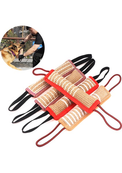 A3 Dayanıklı Köpek Eğitim Römorkör Savaş Interaktif Köpekler Jüt Isırık Yastık Kılıfı Çiğneme Oyuncakları Malinois Alman Çoban Pet Oyun Oyuncak (Yurt Dışından)