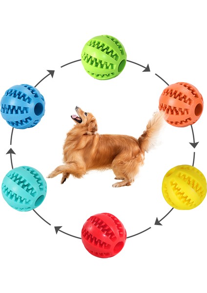 Yeşil 5 cm Pet Silikon Oyuncak Topu Interaktif Isırmaya Dayanıklı Çiğneme Oyuncakları Küçük Köpekler Için Temizleme Diş Diş Taşlama Pet Çiğneme Aksesuarları Sıcak (Yurt Dışından)
