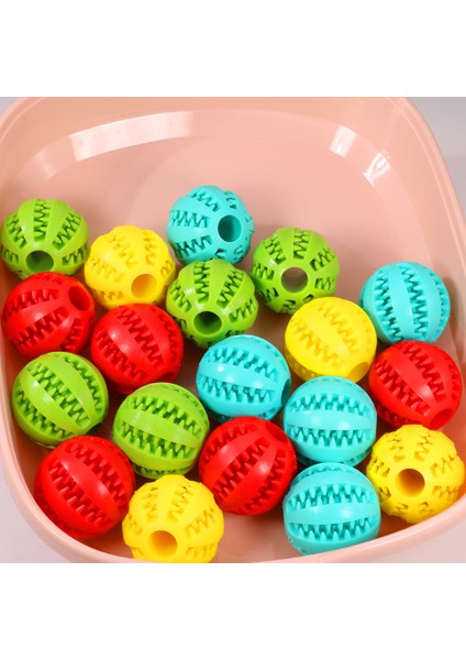 Yeşil 5 cm Pet Silikon Oyuncak Topu Interaktif Isırmaya Dayanıklı Çiğneme Oyuncakları Küçük Köpekler Için Temizleme Diş Diş Taşlama Pet Çiğneme Aksesuarları Sıcak (Yurt Dışından)