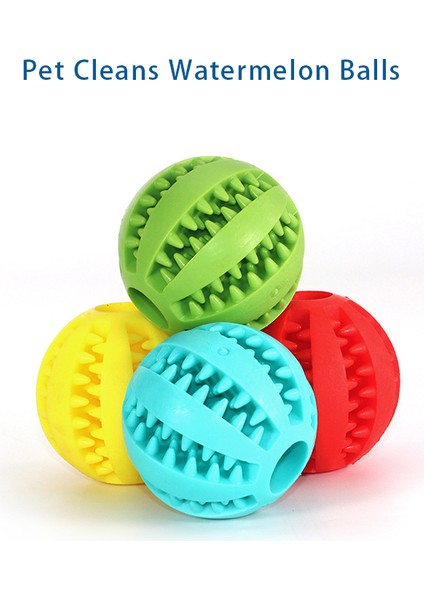 Yeşil 5 cm Pet Silikon Oyuncak Topu Interaktif Isırmaya Dayanıklı Çiğneme Oyuncakları Küçük Köpekler Için Temizleme Diş Diş Taşlama Pet Çiğneme Aksesuarları Sıcak (Yurt Dışından)