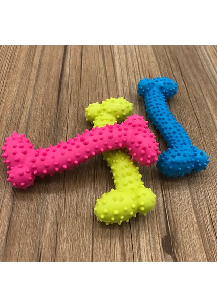 Rastgele Renk 1 Adet 11CMX4CM Yeni Kauçuk Köpek Oyuncak Dikenli Kemik Kauçuk Molar Dişler Pet Oyuncak Köpek Isırmaya Dayanıklı Molar Eğitim Bırak Gemi (Yurt Dışından) fiyatları