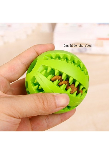 Mavi 5 cm Pet Köpek Oyuncak Interaktif Lastik Toplar Pet Köpek Kedi Yavrusu Çiğneme Oyuncakları Top Diş Çiğneme Oyuncakları Diş Temizleme Gıda Topları Hond Spel (Yurt Dışından)