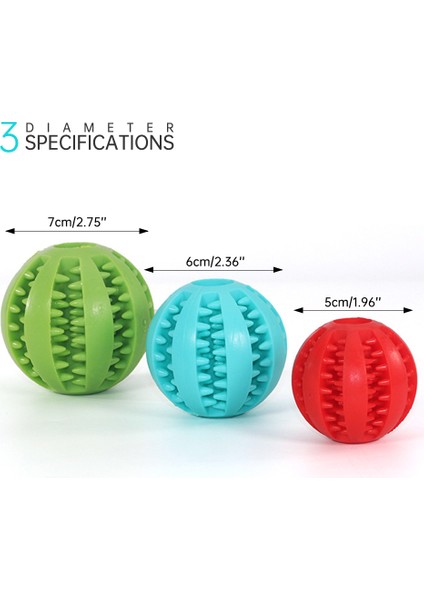 Turuncu-Oval 5cm Köpek Oyuncakları Streç Kauçuk Sızdıran Top Komik Interaktif Pet Diş Temizleme Topları Isırmaya Dayanıklı Çiğneme Oyuncakları 5CM/6CM/7CM/9CM/11CM (Yurt Dışından)