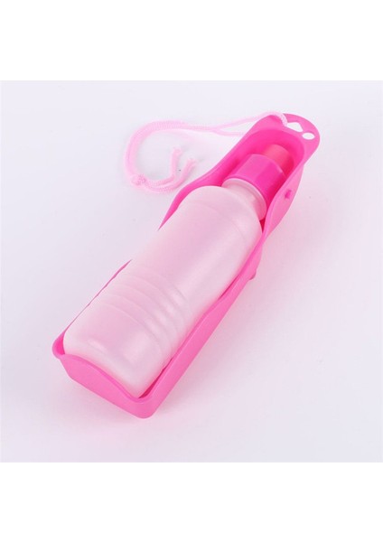 Pembe 500 ml 250/500 ml Pet Köpek Su Şişesi Besleyici Kase ile Plastik Taşınabilir Su Şişesi Evcil Hayvanlar Açık Seyahat Pet Içme Suyu Besleyiciler (Yurt Dışından) fiyatları