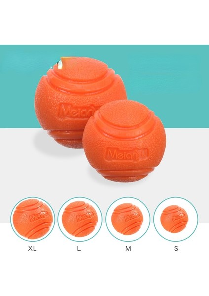 Turuncu 7 cm Pet Köpek Oyuncakları Kabarık Top Bite Katı Top Kauçuk Bite Oyuncak Top Açık Fırlatma ve Kurtarma Eğitimi Pet Oyuncaklar Köpek Aksesuarları (Yurt Dışından)