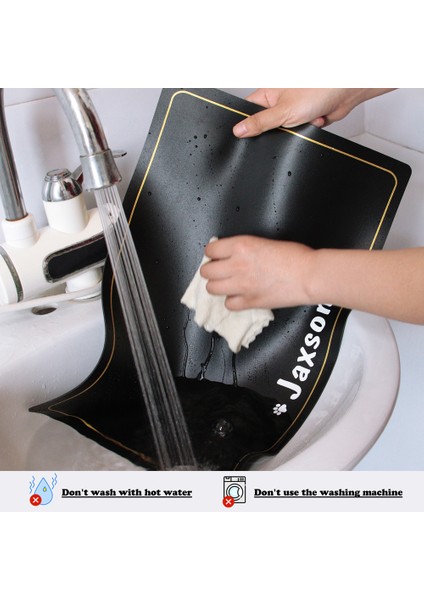 Yeşil 45X30 cm Kişiselleştirilmiş Köpek Kase Mat Özel Su Geçirmez Köpek Kedi Besleme Pedi Hayvan Mama Kabı Mat Kaymaz Evcil Hayvan Besleme Matı Placemat Köpek Aksesuarları (Yurt Dışından) fırsatları