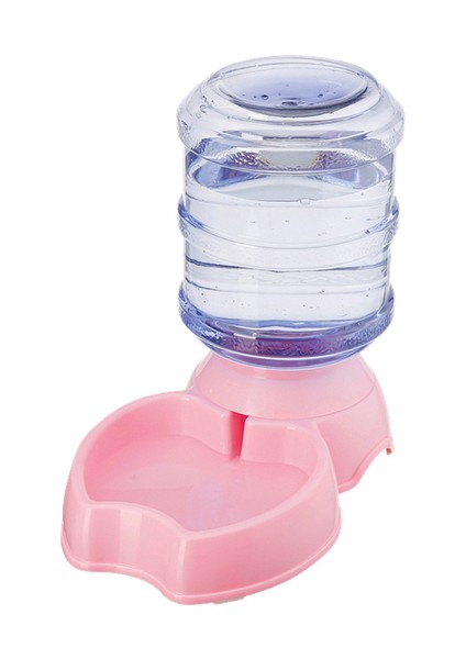 Pembe Elma Suyu 3.8l Pet Otomatik Besleyici Köpek Kedi Suluk Köpek Su Içme Kedi Besleme Büyük Kapasiteli Dağıtıcı Pet Kedi Köpek (Yurt Dışından)