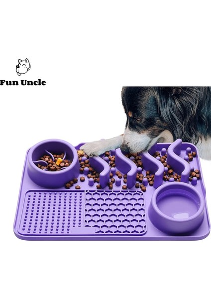 Nane Yeşili 304X204X42MM Köpekler Için Yalama Matı, 3'ü 1 Arada Yavaş Besleyici Köpek Kaseleri Anksiyeteyi Gidermek Için Vantuzlu Yalama Mat Köpek Maması, Yoğurt Için Mükemmel (Yurt Dışından) indirimleri