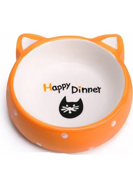 Erik M Yeni Köpek Besleyiciler Kase Karikatür Desen Tırtıklı Seramik Tek Ağız Köpek Kase Yüksek Dereceli Antiskid Pet Malzemeleri (Yurt Dışından) modelleri