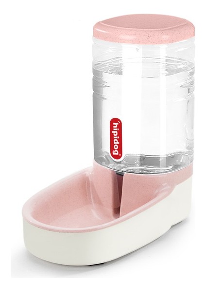 Pembe Suluk 3.8l - Kapasiteli Köpek Otomatik Besleyici Suluk Seti Yerçekimi Pet Gıda Dağıtıcıları Kedi Su Sebili 3.8l Köpekler Için Büyük Kapasiteli Saklama Kabı (Yurt Dışından)
