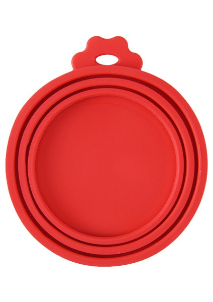 Kalın-8 Yeniden Kullanılabilir 3 In 1 Pet Gıda Kutusu Silikon Kapak Köpekler Kediler Depolama Teneke Kapak Kapağı Mühür Kapak Evcil Hayvan Malzemeleri Için Uygun 8.9cm/7.3cm/6.5cm (Yurt Dışından)