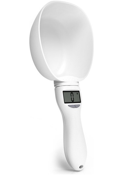 Beyaz 250ML Huisdier Voedsel Schaal Elektronische Meetinstrument De Nieuwe Hond Kat Voeden Kom Matlepel Keuken Schaal Digitale Ekran (Yurt Dışından)