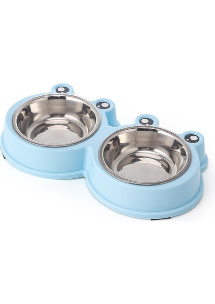 Yeşil Pet Malzemeleri Pet Sevimli Küçük Kurbağa Paslanmaz Çelik Çift Kase Kaymaz Hayvan Mama Kabı Köpek Kase Kedi ve Köpek Maması Havzası (Yurt Dışından) modelleri