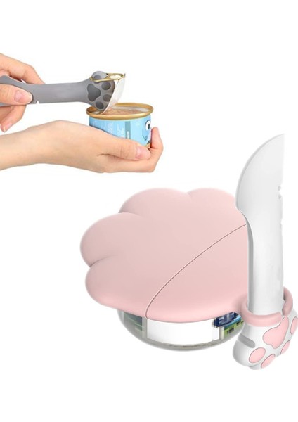 Gri Kaşık Çok Fonksiyonlu Evcil Hayvan Maması Kepçe Kedi Köpek Kavanoz Açacağı Silikon Konserve Kapakları Kaşık Spatula Köpek Besleyici Kürek Islak Gıda Depolama (Yurt Dışından) fiyatları