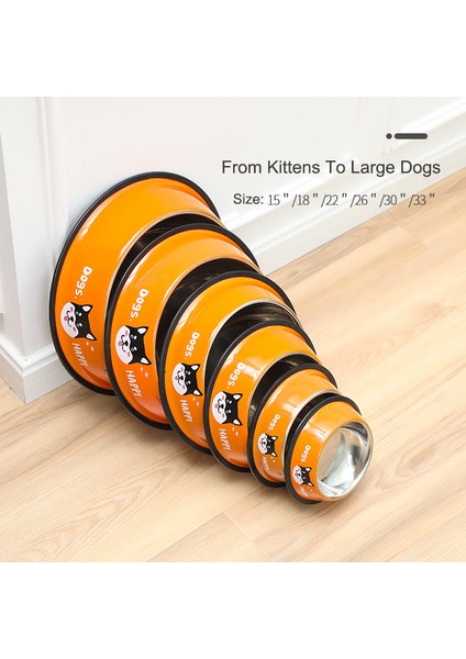 Kırmızı Xl 30CM Hayvan Mama Kabı Paslanmaz Çelik Renk Çıkartması Kaymaz Köpekler Mama Kaseleri Dayanıklı Anti-Düşme Kedi Köpek Drinkerfeeder Corgi Husky Evcil Hayvan Malzemeleri (Yurt Dışından) indirimleri