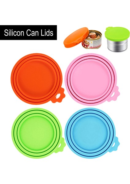 Köpek Maması Için Yeşil Konserve Kapakları Kapakları Yavru Kedi Maması Konservesi Üstü Evrensel Silikon Konserve Kapağı Çoğu Standart Boyuta Uygun Köpek Kedi Konservesi Üstleri (Yurt Dışından)