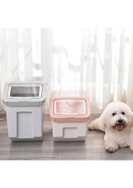 Pembe L Anti-Oksidasyon Köpek Kase Taze Kutu Gıda Kabı Köpek Kovası Pet Köpek Besleyici Depolama Gıda Kabı Küf Büyük Kapasiteli Depolama (Yurt Dışından) fırsatları