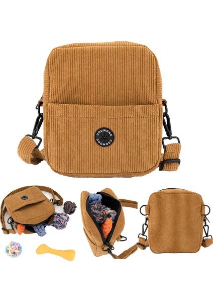 Mavi 7.5X2.75X8 Inç Köpek Yürüyüş Çantası Ayarlanabilir Kayışlı Crossbody Köpek Eğitimi, Koşu, Ikram Çantası Dahili Köpek Kaka Torbası Dağıtıcısı (Yurt Dışından) fiyatları