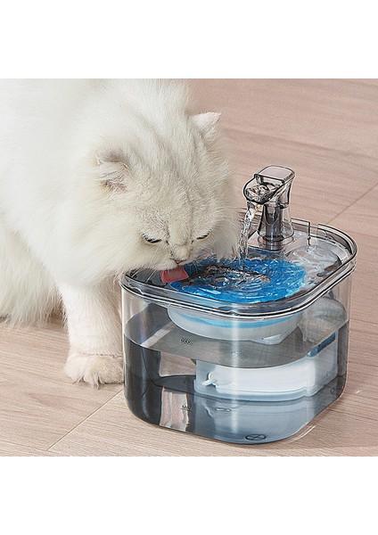 Sensör Kiti 2 Abd Yeni Otomatik Kedi Çeşmesi Akan Su Tiryakisi Kedi Köpek Otomatik Filtre Akıllı Şeffaf Pet Içme Dağıtıcı Hareket Sensörü (Yurt Dışından)