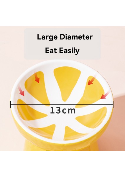 Mama ve Su Kasesi Kedi Seramik Kase Meyve Şekli Küçük Köpekler Mama Su Snack Kaseleri Evcil Hayvan Yükseltilmiş Içecek Yemek Besleyiciler Yavru Kediler Sevimli Besleme Malzemeleri (Yurt Dışından) indirimleri