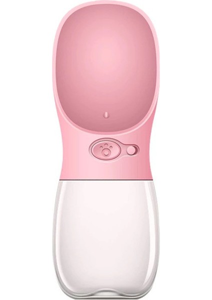 Pembe 550 ml 350/550 ml Pet Köpek Su Şişesi Seyahat Yavru Kedi Suluk Açık Pet Su Sebili Besleyici Küçük Büyük Köpek Için Ev Hayvanı Ürünü (Yurt Dışından)