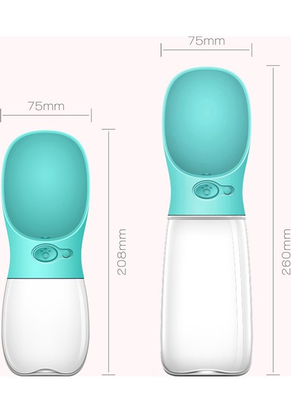 Pembe 550 ml 350/550 ml Pet Köpek Su Şişesi Seyahat Yavru Kedi Suluk Açık Pet Su Sebili Besleyici Küçük Büyük Köpek Için Ev Hayvanı Ürünü (Yurt Dışından) modelleri