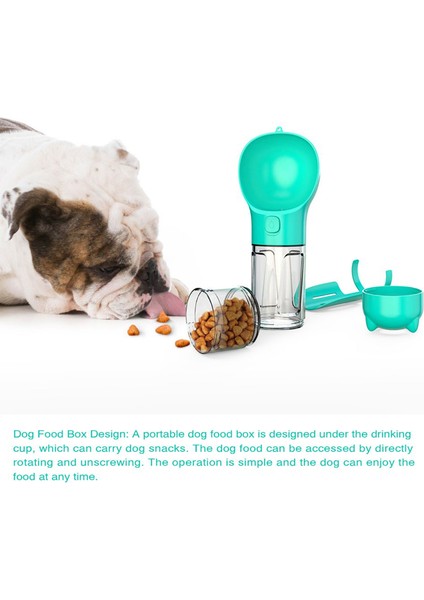 Pembe 500 ml Yiyecek Kutusu ile Taşınabilir Pet Su Şişesi Sızdırmaz Geri Dönüşümlü Köpek Kantin Gıda Depolama Dağıtıcı Kaka Torbası Kürek 300/500 ml Açık Su Kasesi (Yurt Dışından) indirimleri
