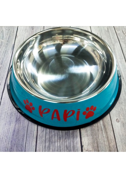 Yeşil M 22 cm Kişiselleştirilmiş Paslanmaz Çelik Köpek Kase Özel Ad Pet Gıda Besleme Yemekleri Kaymaz Köpek Besleyici Kase Köpek Için Adı Hediye ile (Yurt Dışından) indirimleri