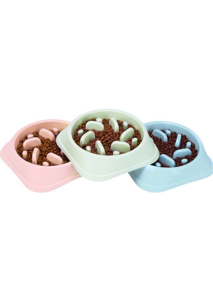 Pembe 2 Bir Boyut Pet Köpek Yavaş Besleyici Anti Choke Anti-Gulping Köpek Kase Dayanıklı Üst Abs Sağlıklı Yemek Tabağı Kase (Yurt Dışından) indirimleri
